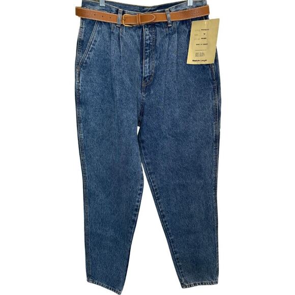 Bill Blass Womens Blue Jeans Medium Length - Size 16 - NWT - Picture 1 of 6
